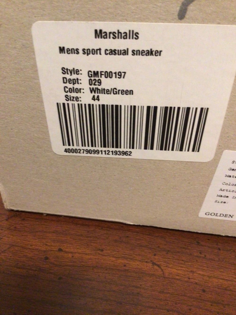 Golden Goose Authentic Pure New white and green Men’s sneakers SZ 44 - Picture 15 of 16